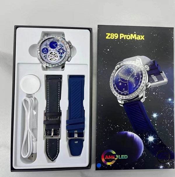 Smartwatch with 2 straps - Z89 PRO MAX - 880785 - Blue