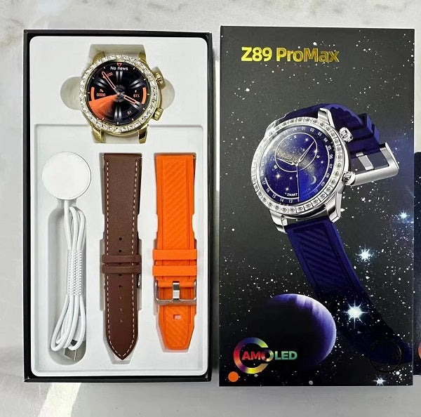 Smartwatch with 2 straps - Z89 PRO MAX - 880785 - Orange