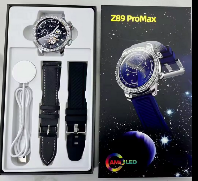 Smartwatch with 2 straps - Z89 PRO MAX - 880785 - Black