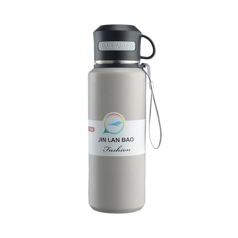 Φορητό παγούρι-θερμός με φλιτζάνι - 800ml - CF8279 - 882799 - Grey - iThinksmart.gr