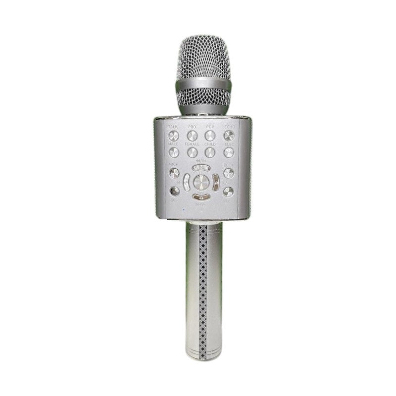Wireless Karaoke Microphone with Speaker - YS-96 - 885260 - Silver