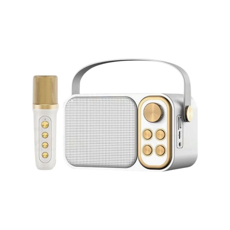 Wireless Bluetooth Speaker with Karaoke Microphone - YS-103 - 887288 - White