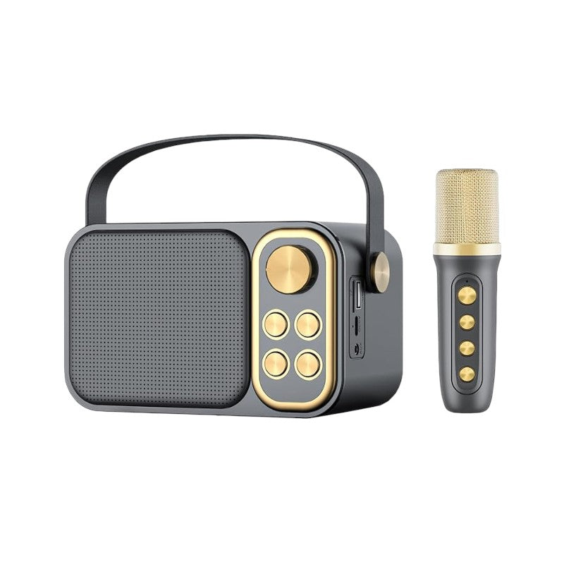 Wireless Bluetooth Speaker with Karaoke Microphone - YS-103 - 887288 - Black