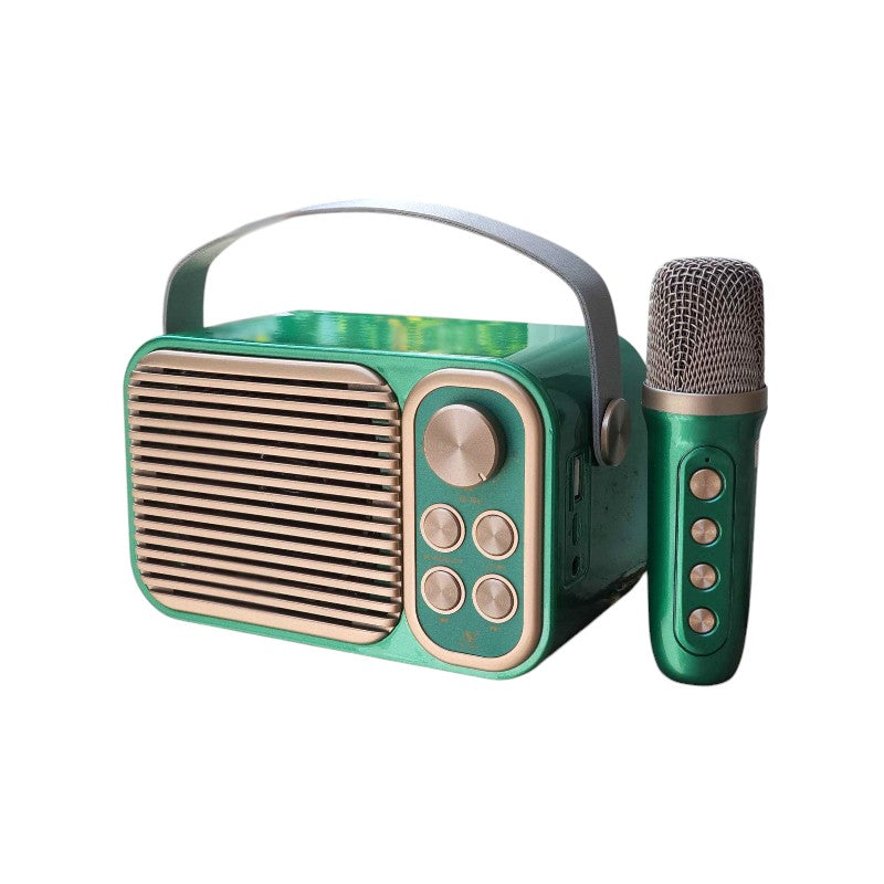 Wireless Bluetooth Speaker with Karaoke Microphone - YS-104 - 887295 - Green