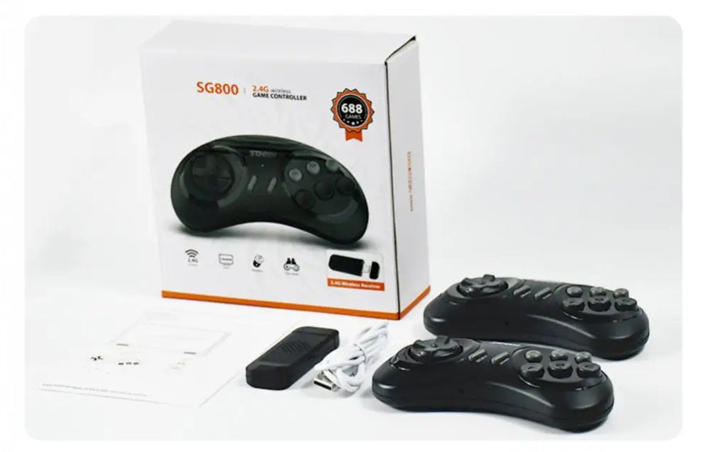 Φορητή κονσόλα παιχνιδιών Stick με 2 χειριστήρια - SG800 - 887660 - iThinksmart.gr