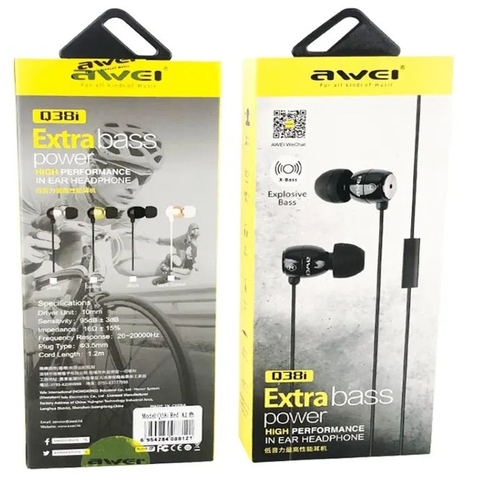 Wired headphones - ES-Q38i - AWEI - 889350
