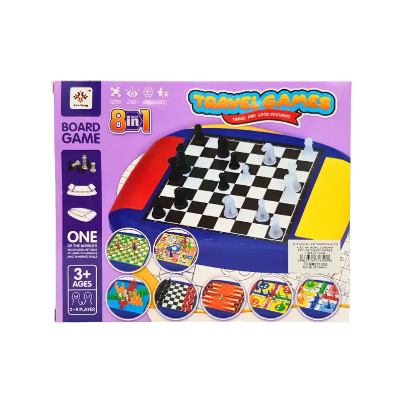 Επιτραπέζιο παιχνίδι 8in1 - JF378-418 - 310367 - iThinksmart.gr