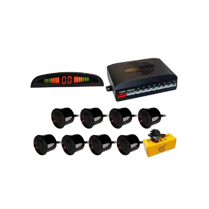 Αισθητήρες παρκαρίσματος - 8pcs - Only Screen - Black - 002181 - iThinksmart.gr