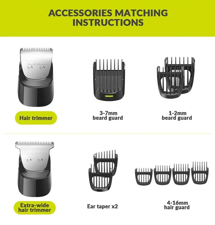 Haircut-shaving set - 14in1 - 90346 - DSP - 567033