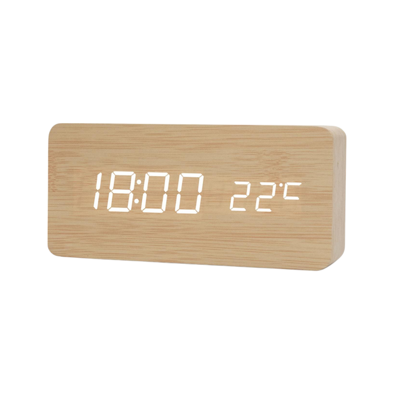 Digital clock - Alarm clock - ET010 - 909436 - Beige