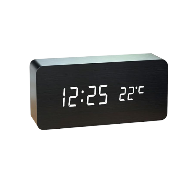 Digital Clock - Alarm Clock - ET010 - 909436 - Black