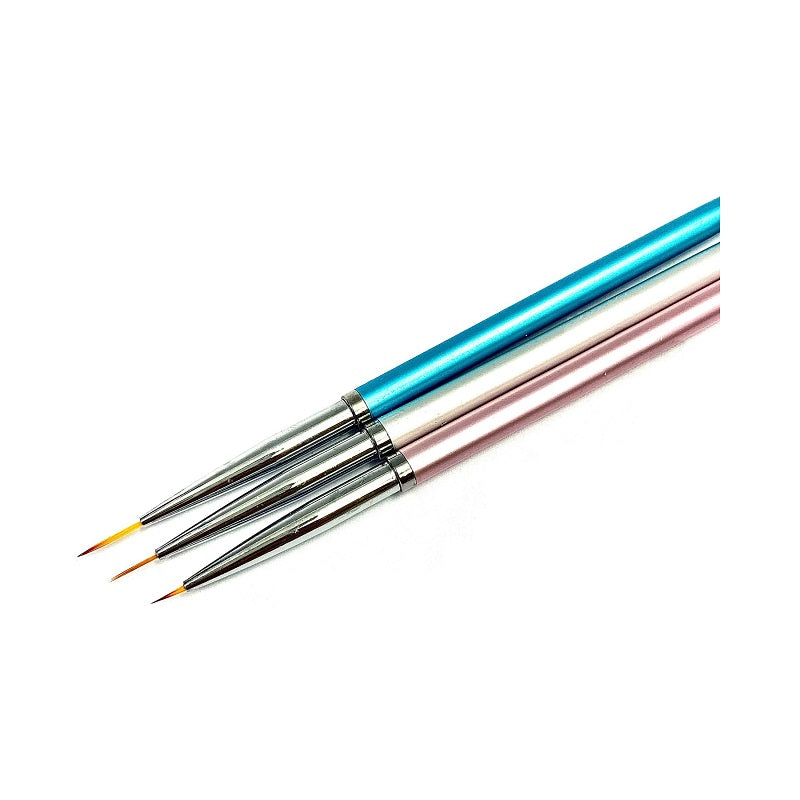 Σετ πινέλα μανικιούρ Nail Art - B158 - 3pcs - 910518 - iThinksmart.gr