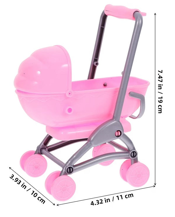 Παιδικό καροτσάκι mini με κούκλα - 0812-155 - 917427