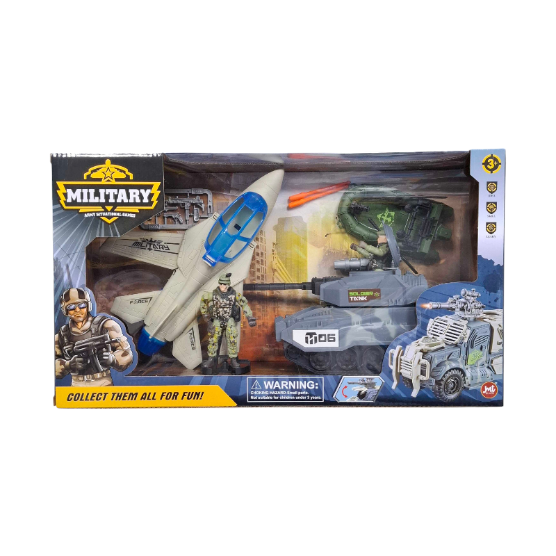 Military vehicle set with accessories - 922285