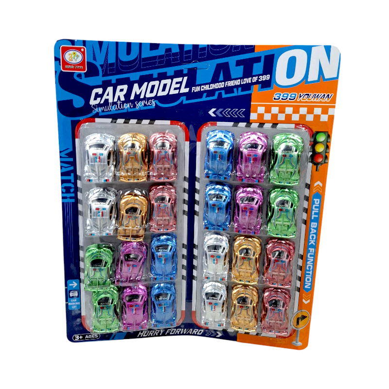 Toy car set - 399-879B2 - 24pcs - 922329