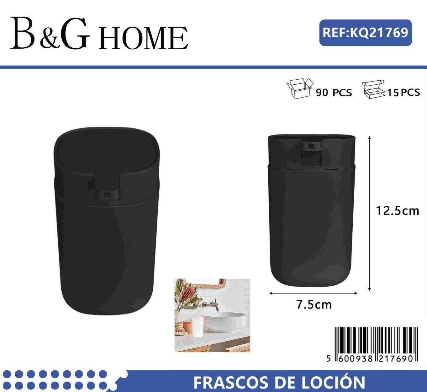 Θήκες κρεμοσάπουνου Dispenser πλαστικές σε σετ 5Χ - Black - 21769