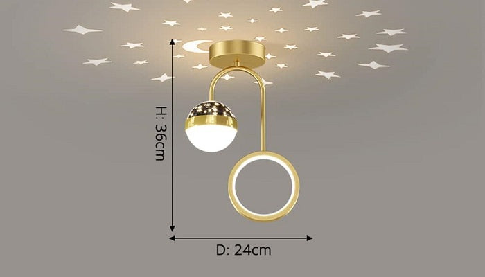 Φωτιστικό οροφής LED με Φωτορυθμικό - PH016 - 941990