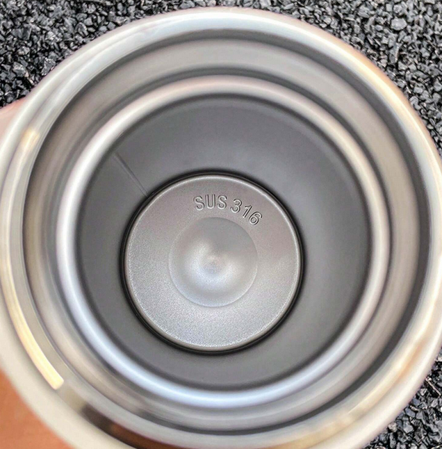 Φορητό παγούρι-θερμός με κούπα - 650ml - 954149 - Black