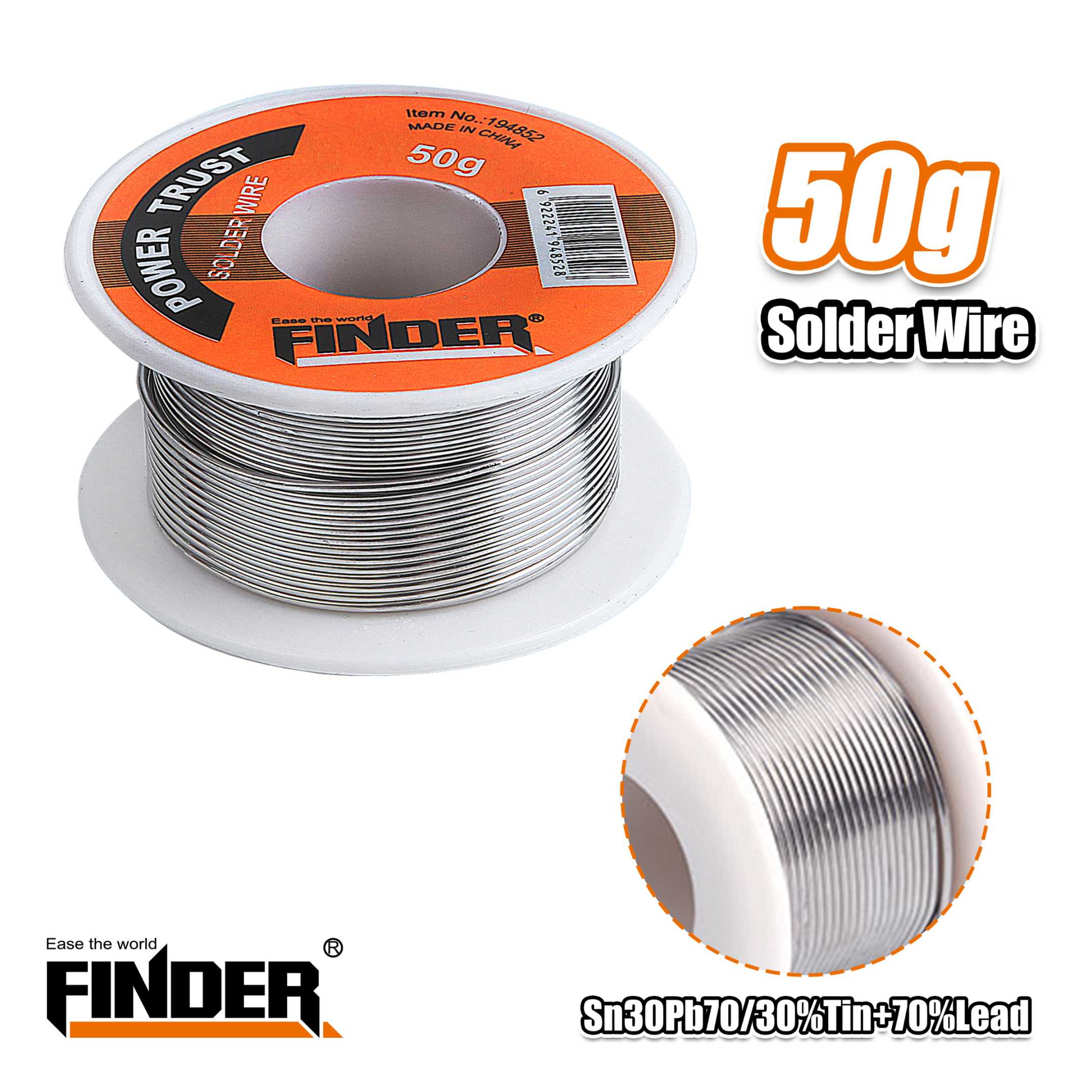 Soldering wire Tin - 50g - Finder - 194852
