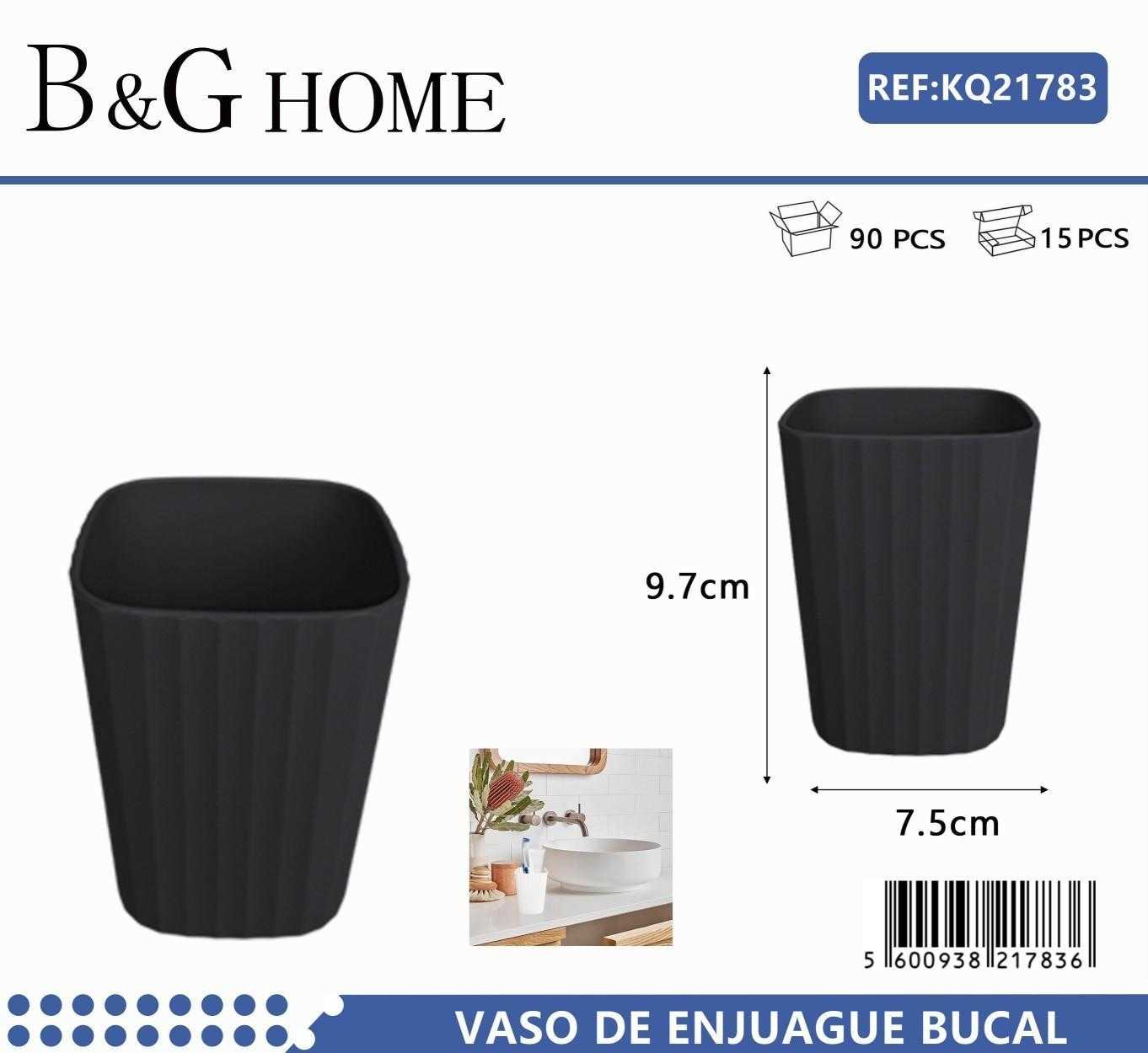 Θήκες οδοντόβουρτσας πλαστικές σε σετ 5Χ - Black - 21783