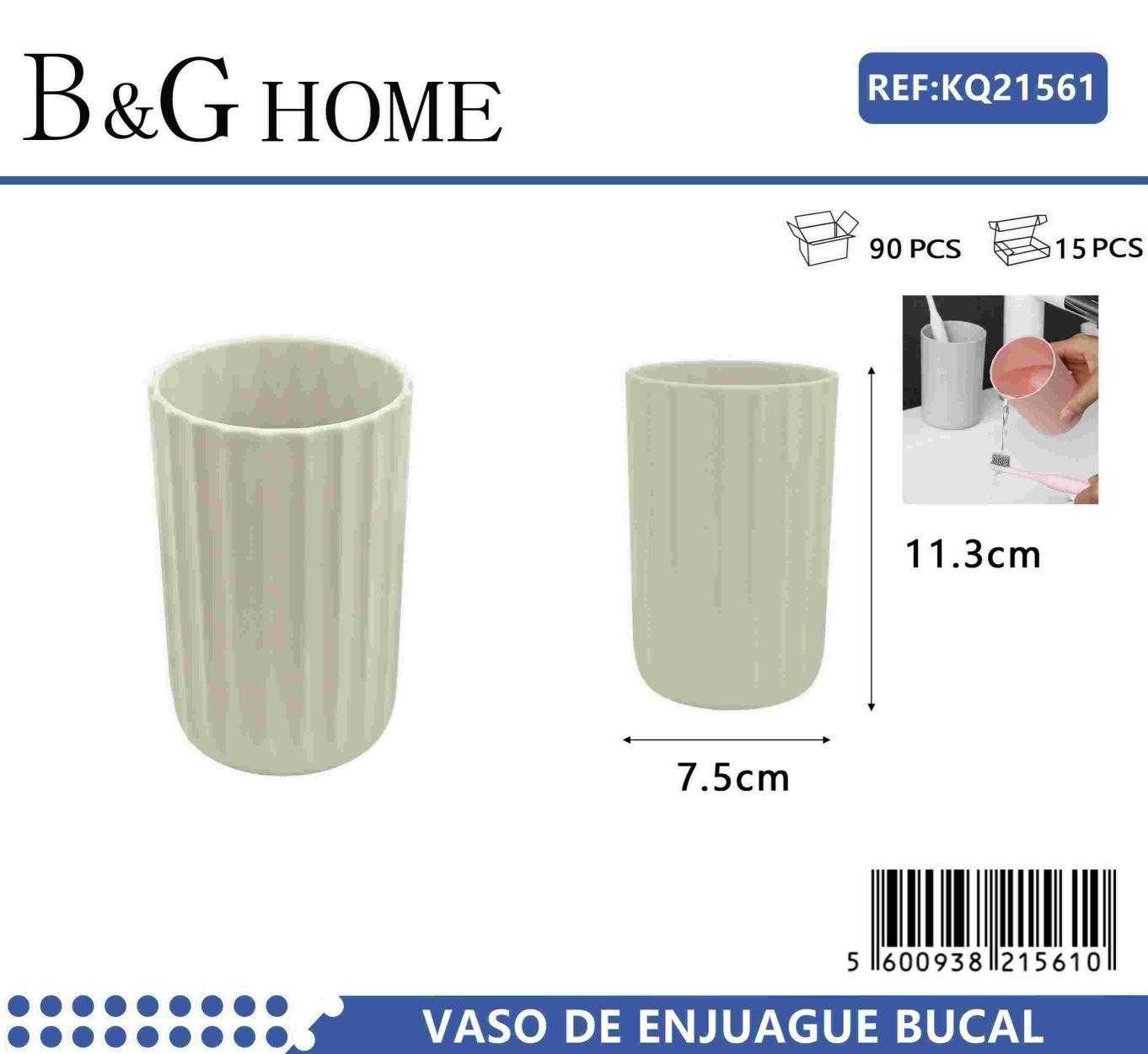 Plastic toothbrush cases in set of 5 - Beige - 21561