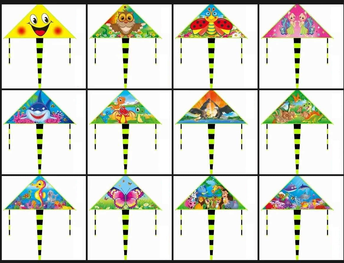 Kite with pattern - 1.3m - 981171