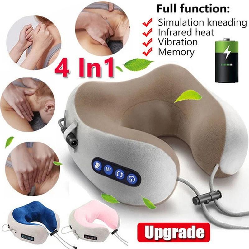 Συσκευή μασάζ αυχένα - Portable Massage Pillow - 985470 - iThinksmart.gr