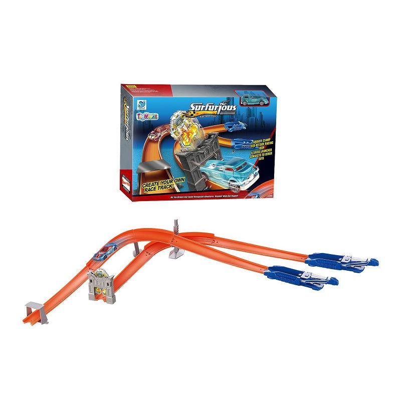 Αυτοκινητόδρομος πίστα με εκτοξευτή - 9988-33 - 305208 - iThinksmart.gr