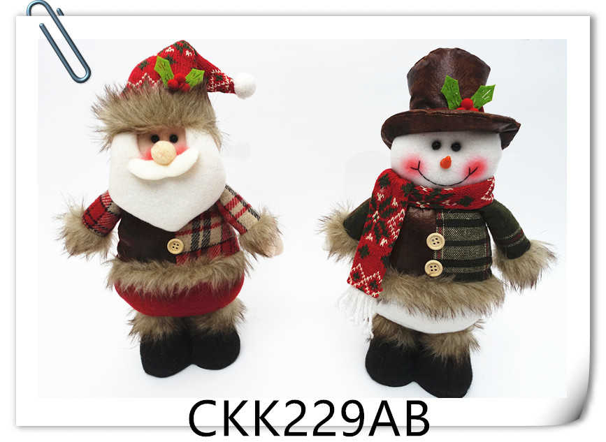 Χριστουγεννιάτικη λούτρινη κούκλα - 33cm - 212269