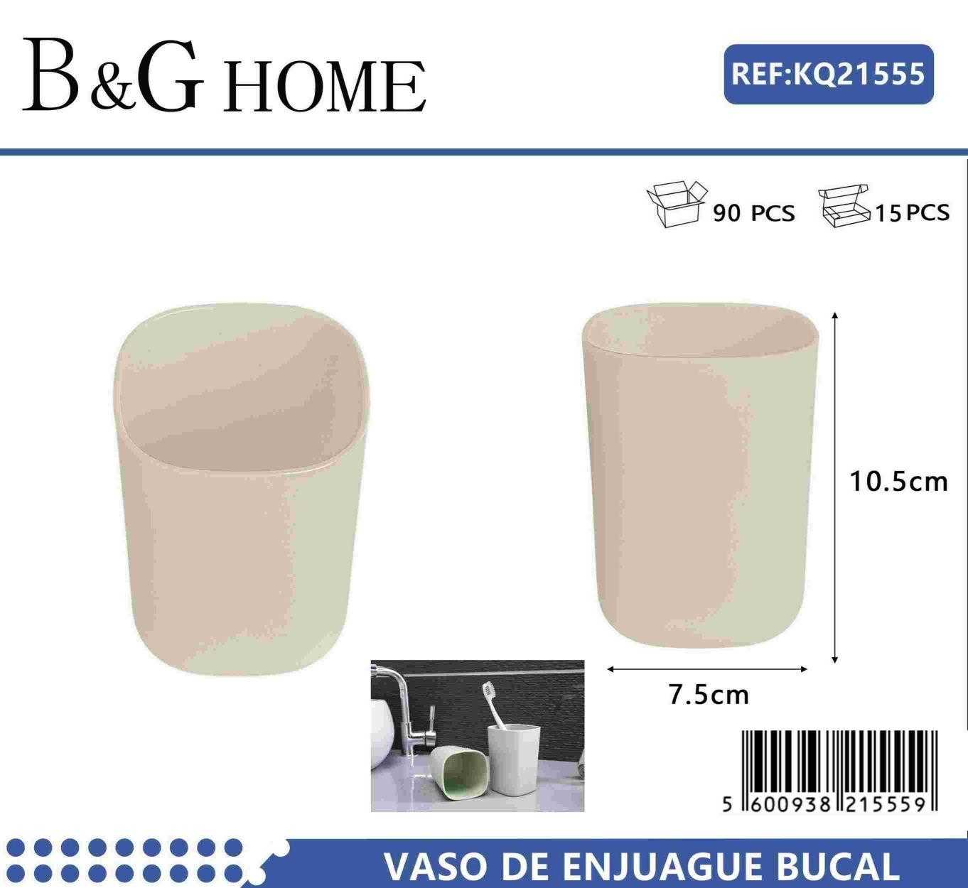 Θήκες οδοντόβουρτσας πλαστικές σε σετ 5Χ - Beige - 21555