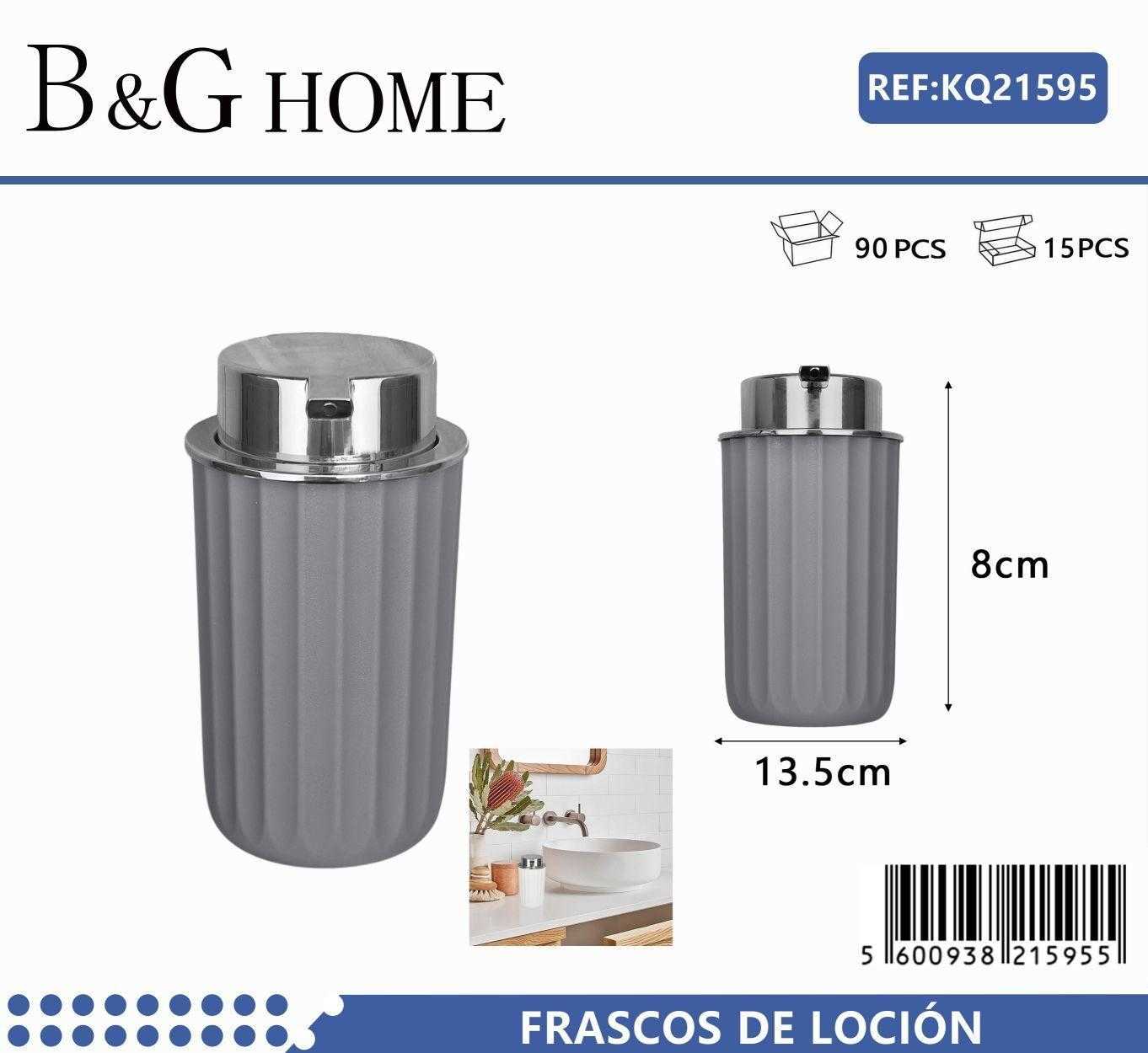 Θήκες κρεμοσάπουνου Dispenser πλαστικές - Σετ 5pcs - Grey - 21595