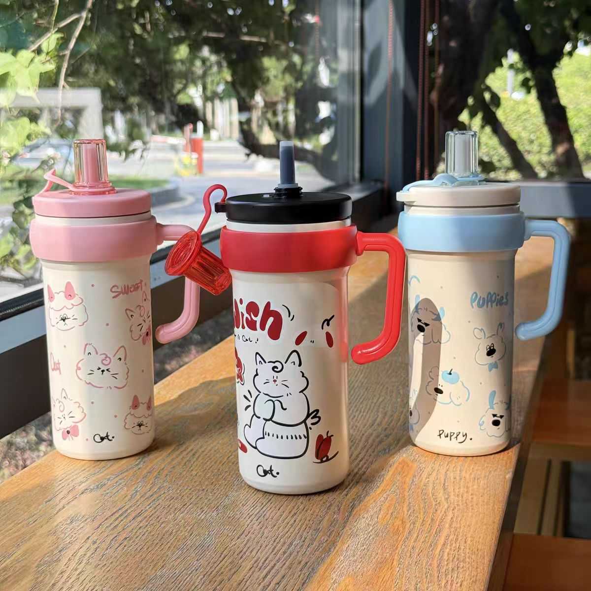 Children's thermos flask - 700ml - 696291 - Pink