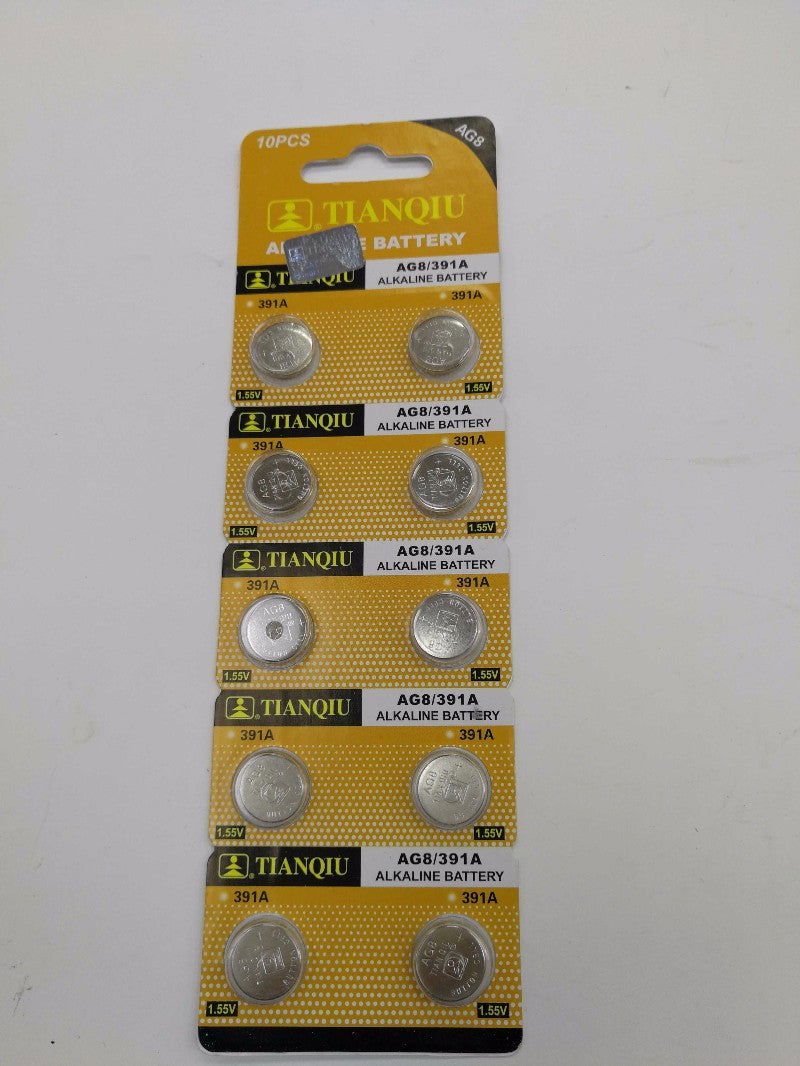 Αλκαλικές μπαταρίες - AG8/391A – 1.55V - 10pcs - 681088 - iThinksmart.gr