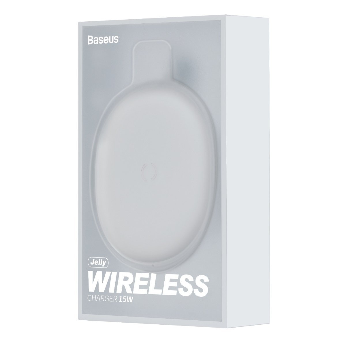 Ασύρματος Επαγωγικός Φορτιστής Κινητού Baseus Jelly Wireless Qi 15W - Λευκό WXGD-02 - iThinksmart.gr