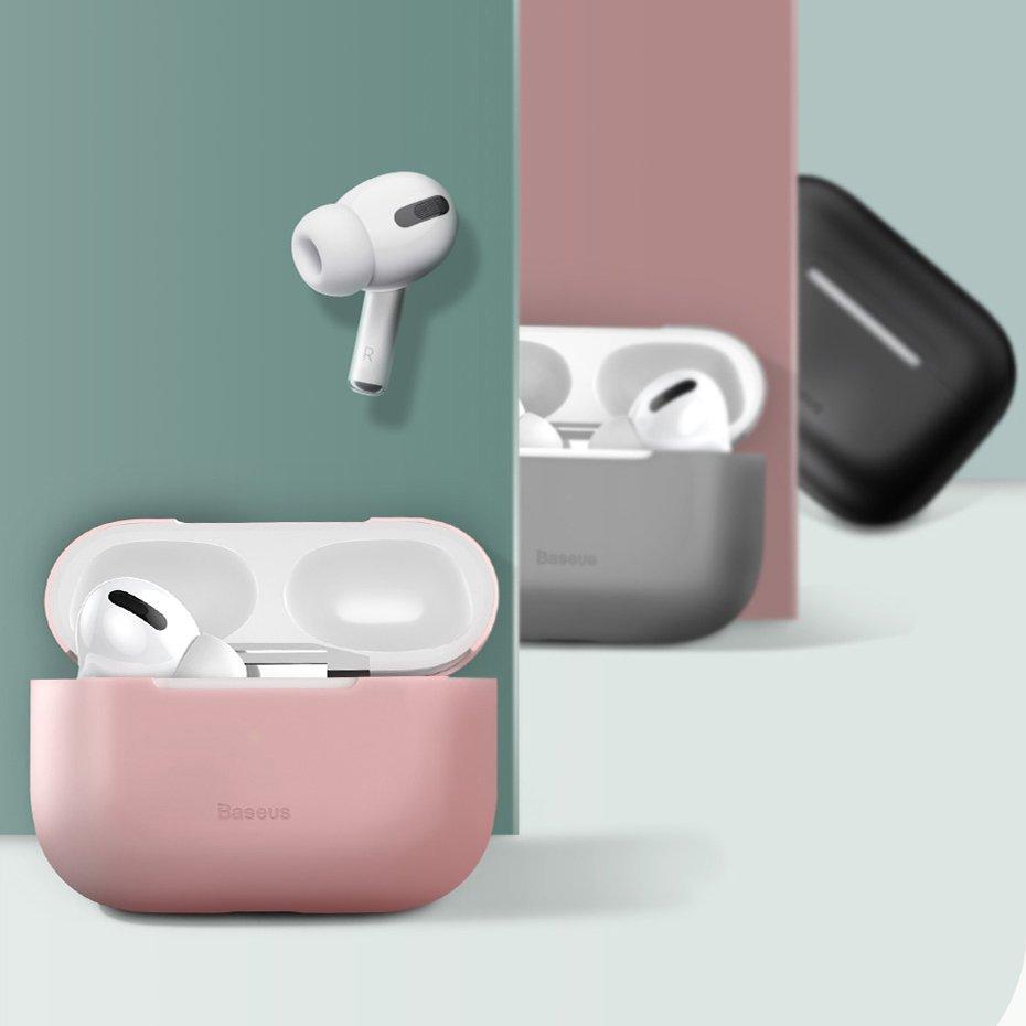 Θήκη Baseus Silica για Apple AirPods Pro - Ροζ - iThinksmart.gr