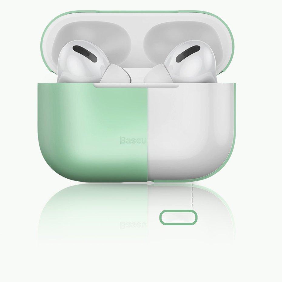 Θήκη Baseus Silica για Apple AirPods Pro - Πρασινο (WIAPPOD-ABZ01) - iThinksmart.gr
