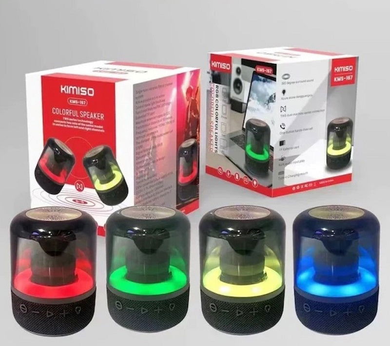 Ασύρματο ηχείο Bluetooth - KMS-167 - LED RGB - 885536 - iThinksmart.gr