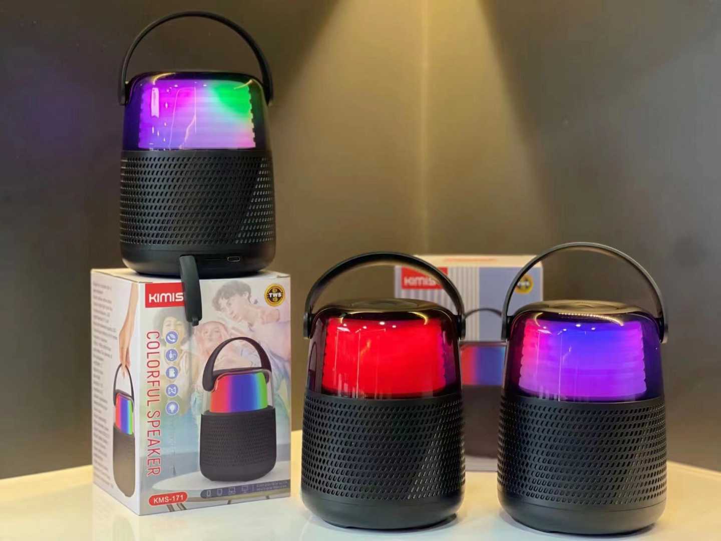 Ασύρματο ηχείο Bluetooth - KMS-171 - LED RGB - 884614 - iThinksmart.gr