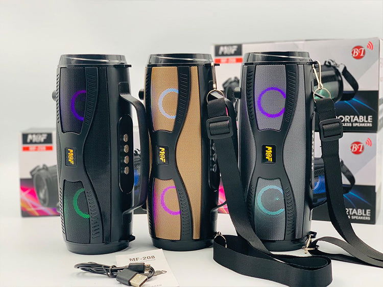 Ασύρματο ηχείο Bluetooth - MF-208 - 882221 - Gold - iThinksmart.gr