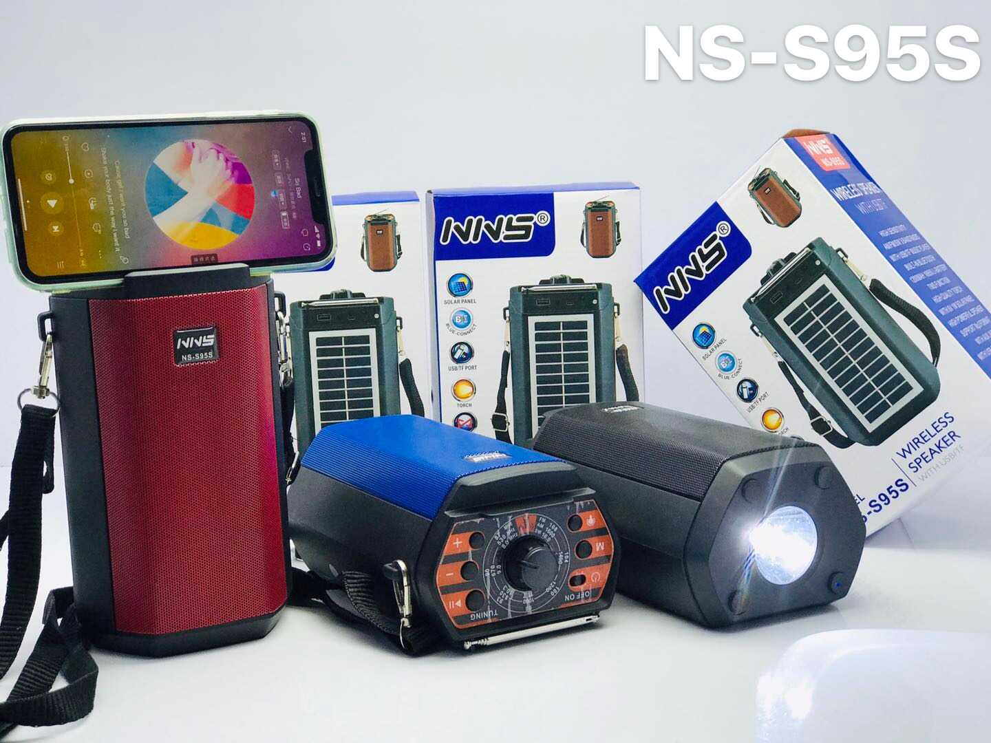 Ασύρματο ηχείο Bluetooth - Solar - NS95S - 881384 - iThinksmart.gr