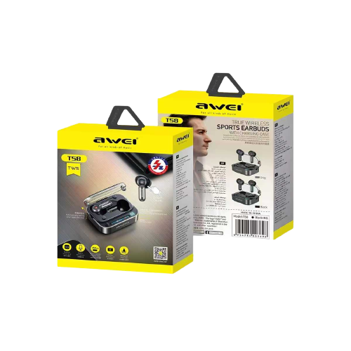 Ασύρματα ακουστικά Bluetooth με θήκη φόρτισης - T58 - Awei - 888766 - iThinksmart.gr