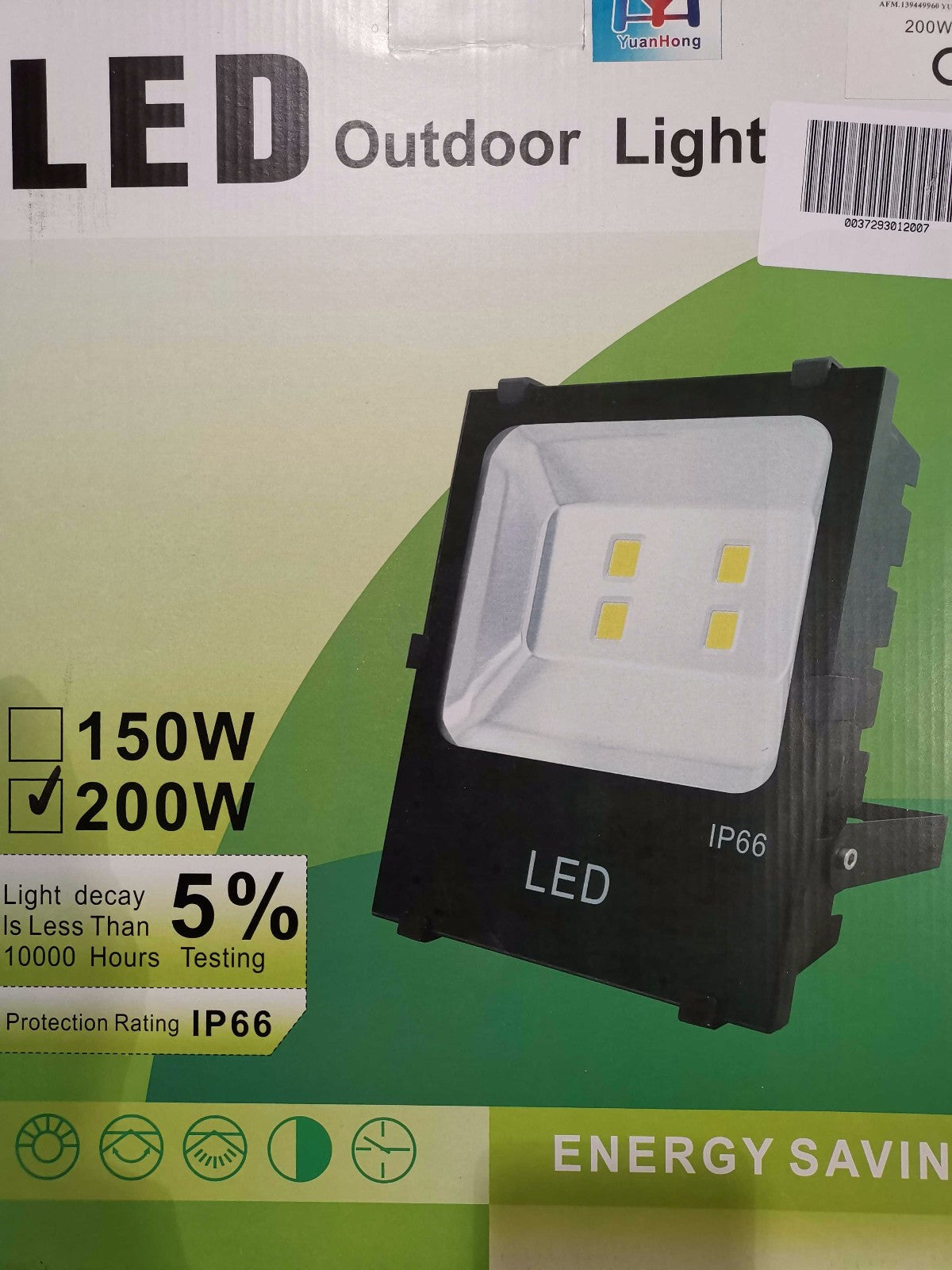 LED Floodlight - 200W - IP66 - 6500K - 012007