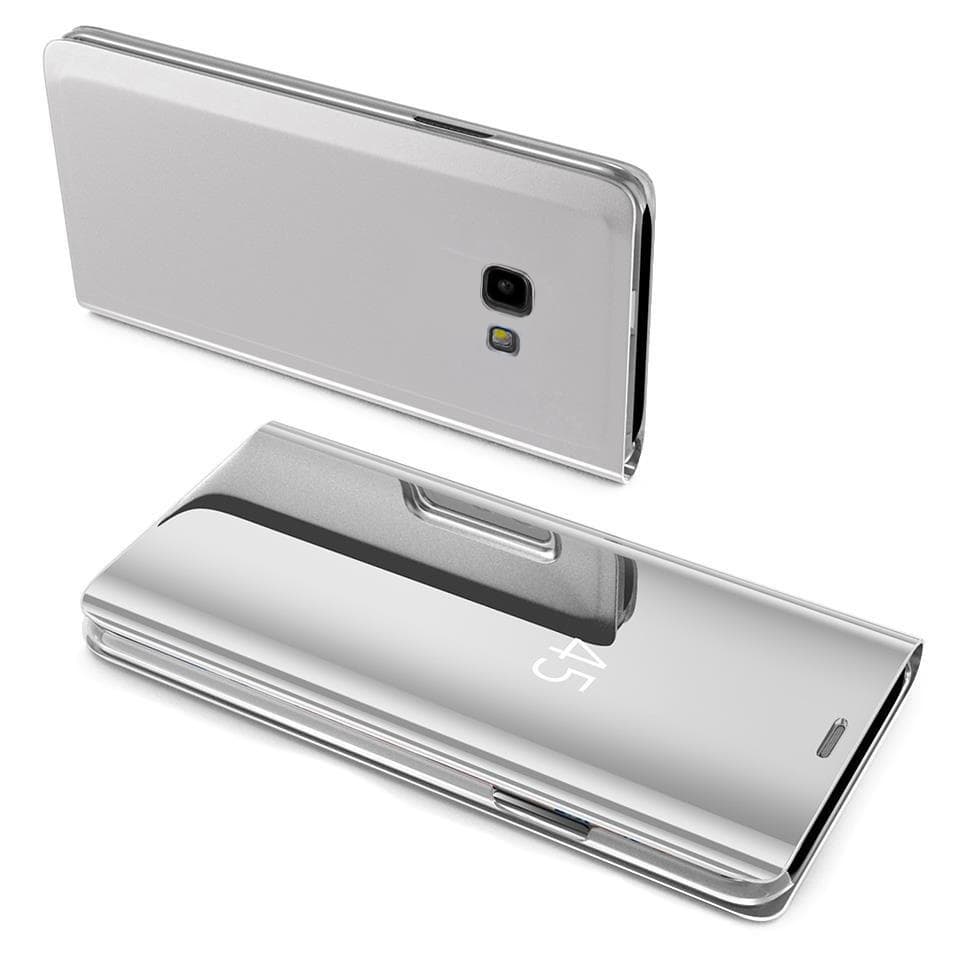 Θηκη Clear View OEM Galaxy J4 Plus (2018) / J6 Plus (2018) - Ασημι - iThinksmart.gr