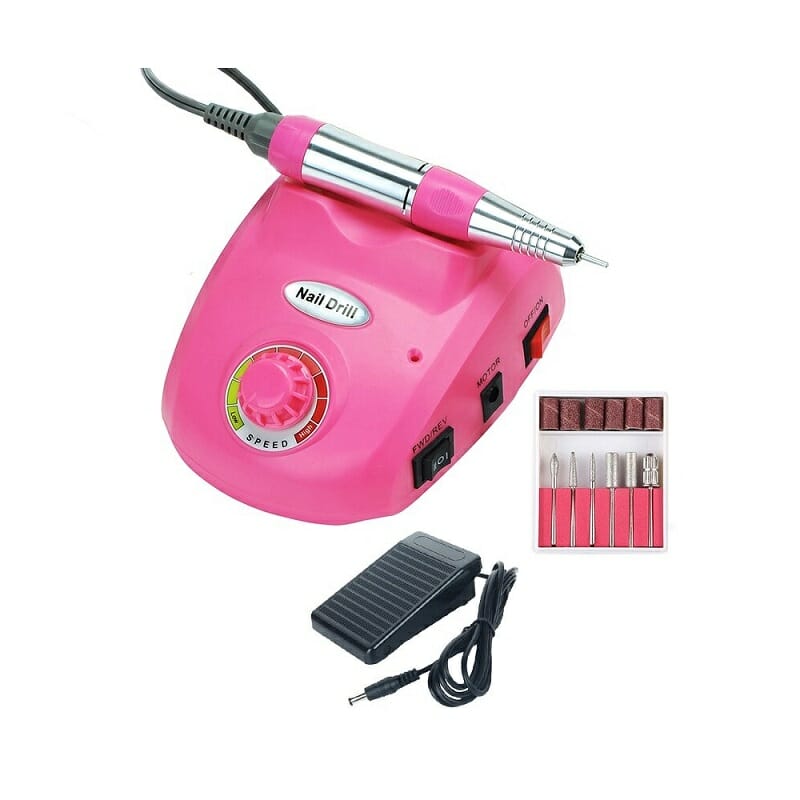 Ηλεκτρικός τροχός μανικιούρ-πεντικιούρ - DM-208 - 15W - 631019 - Pink - iThinksmart.gr