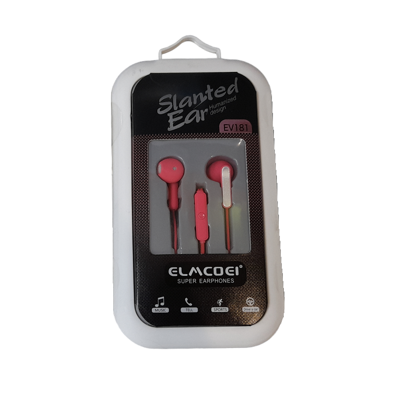 Ενσύρματα ακουστικά - EV-181 - 557774 - Red - iThinksmart.gr