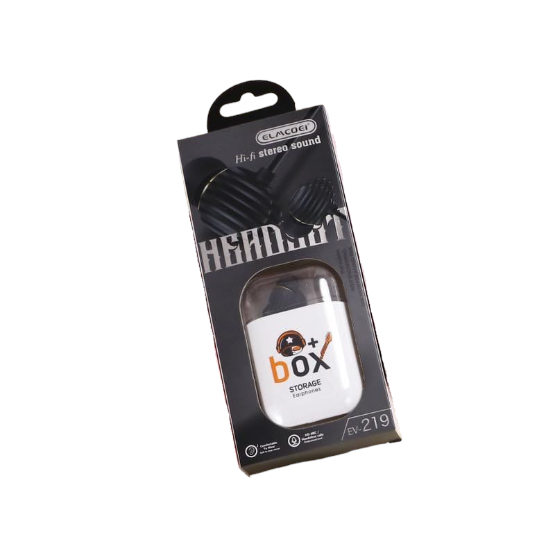 Ενσύρματα ακουστικά - EV-219 - 202555 - Black - iThinksmart.gr