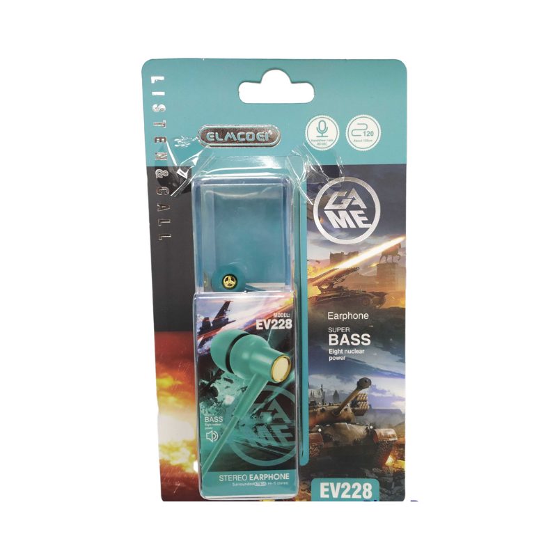 Ενσύρματα ακουστικά - EV-228 - 202289 - Light Blue - iThinksmart.gr