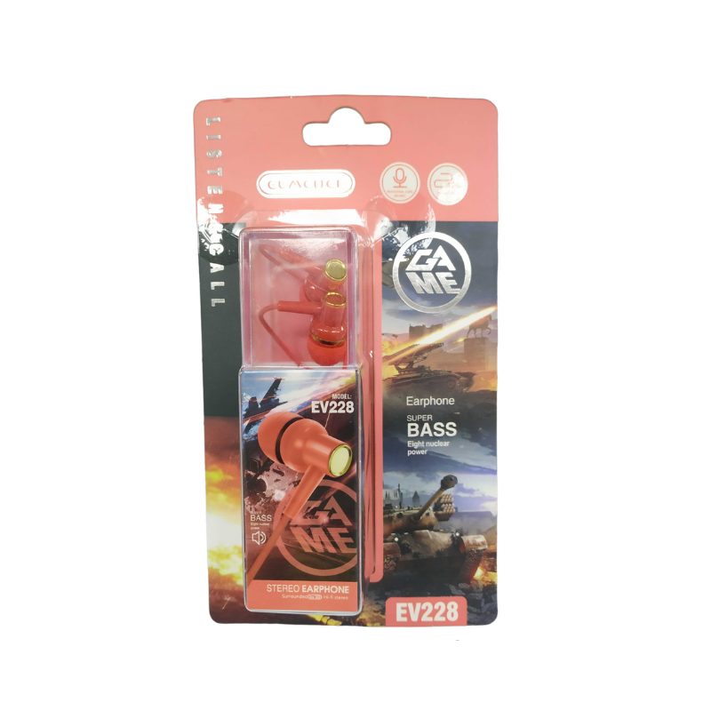 Ενσύρματα ακουστικά - EV-228 - 202289 - Orange - iThinksmart.gr