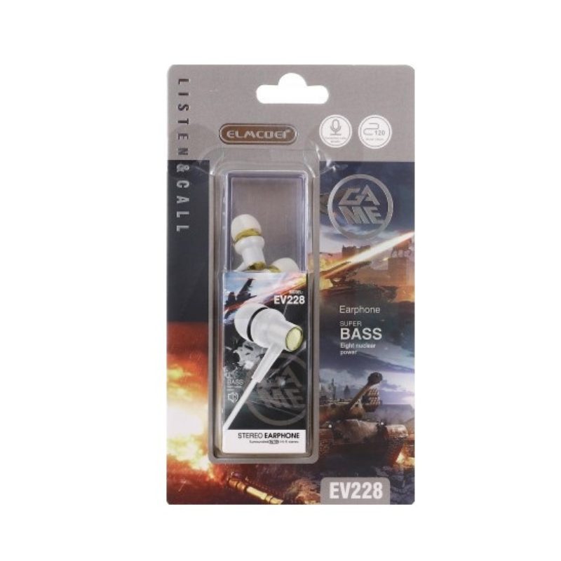 Ενσύρματα ακουστικά - EV-228 - 202289 - White - iThinksmart.gr