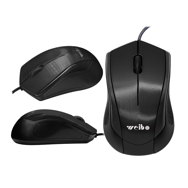 Ενσύρματο ποντίκι Η/Υ - FC209 - Weibo - 652098 - Black - iThinksmart.gr